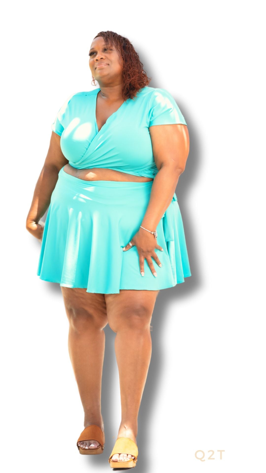 Mint Green Shirt Wrap