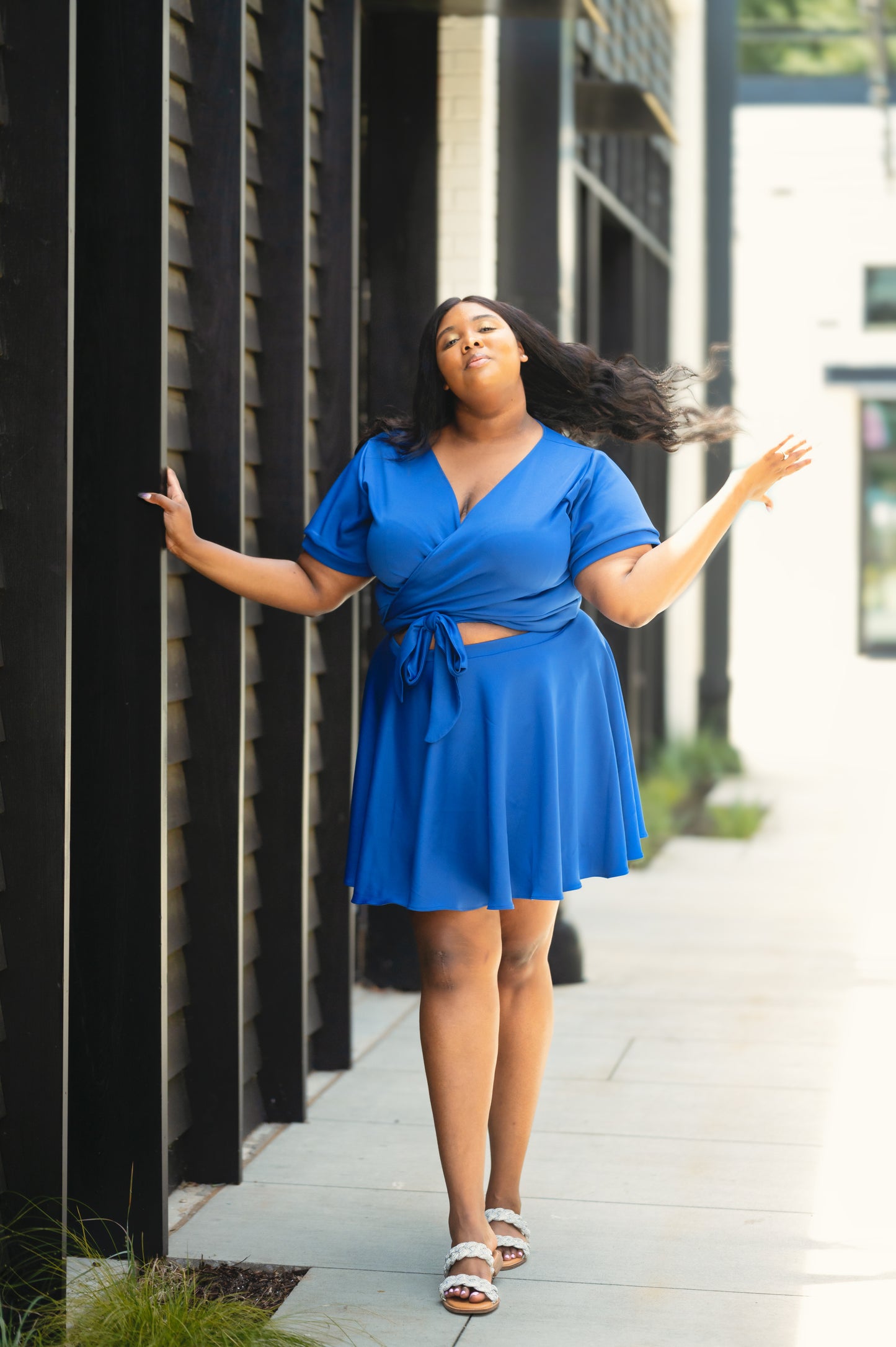 Royal Blue Skirt