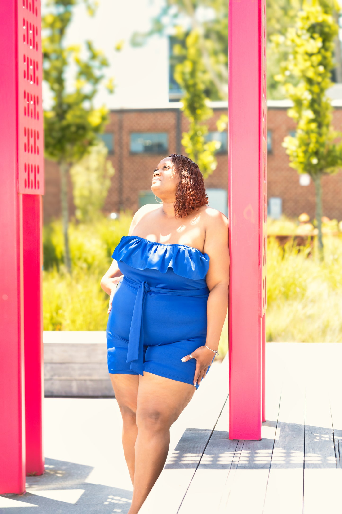 Royal Blue Romper